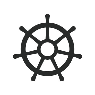 Geminin tekerlek simgesi grafik vektör tasarımı çizimi