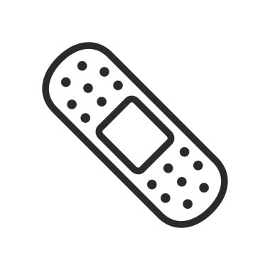 Tıbbi alçı simgesi grafik vektör tasarımı çizimi