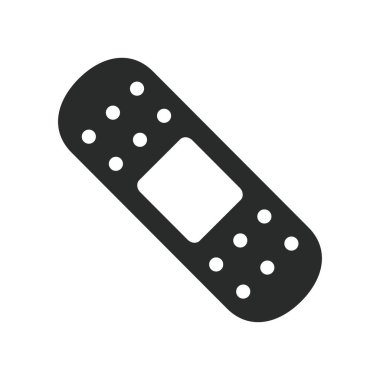 Tıbbi alçı simgesi grafik vektör tasarımı çizimi