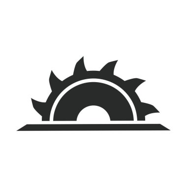 Bıçak simgesi grafik vektör tasarımı çizimi