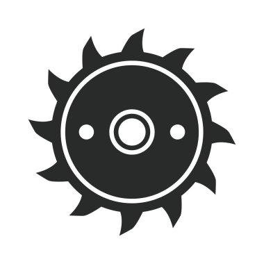 Bıçak simgesi grafik vektör tasarımı çizimi