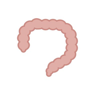 Kolon simgesi grafik vektör tasarımı çizimi