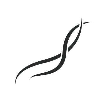 Saç telleri ikon grafik vektör tasarımı illüstrasyonu