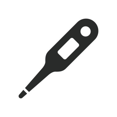 Termometre simgesi grafik vektör tasarımı çizimi