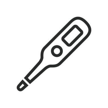 Termometre simgesi grafik vektör tasarımı çizimi