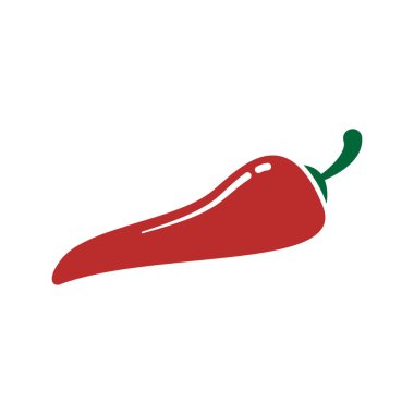 Chili simgesi grafik vektör tasarımı illüstrasyonu