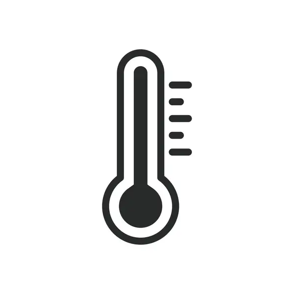 Termometre simgesi grafik vektör tasarımı çizimi