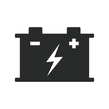 araba pil simgesi grafik vektör tasarımı illüstrasyonu