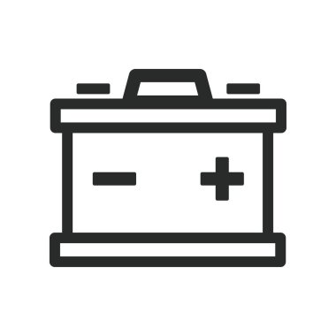 araba pil simgesi grafik vektör tasarımı illüstrasyonu