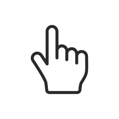 parmak el simgesi grafik vektör tasarımı illüstrasyonu