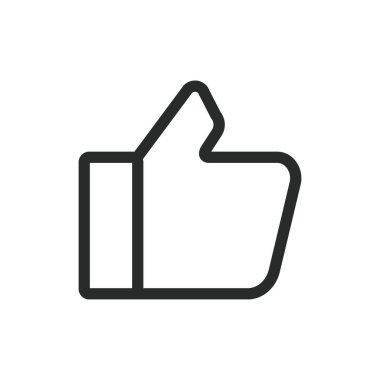 elde başparmak ikonu grafik vektör tasarımı illüstrasyonu