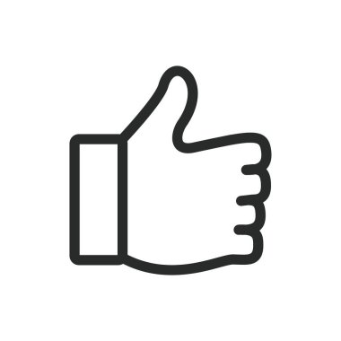 elde başparmak ikonu grafik vektör tasarımı illüstrasyonu