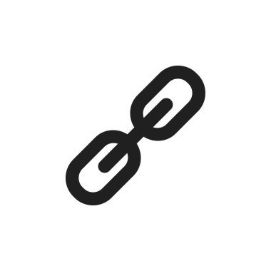 zincir ikon vektör tasarımı illüstrasyonu