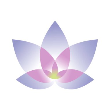Lotus Simgesi Vektör Tasarımı Sembol illüstrasyonu