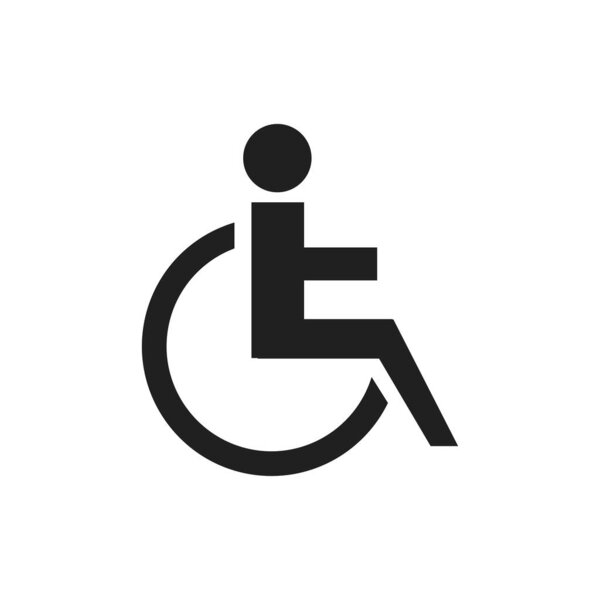 disabled icon vector design illustration