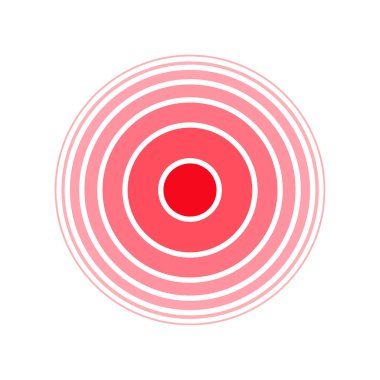 Baş ağrısı simgesi vektör tasarımı çizimi