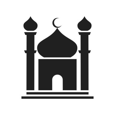 Cami simgesi vektör tasarımı illüstrasyonu