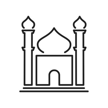 Cami simgesi vektör tasarımı illüstrasyonu