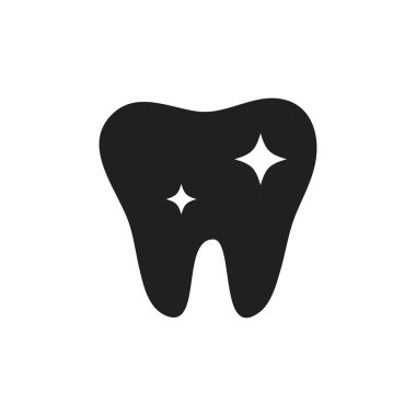 diş simgesi vektör tasarımı illüstrasyonu