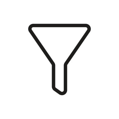 filtre simgesi vektör tasarımı çizimi