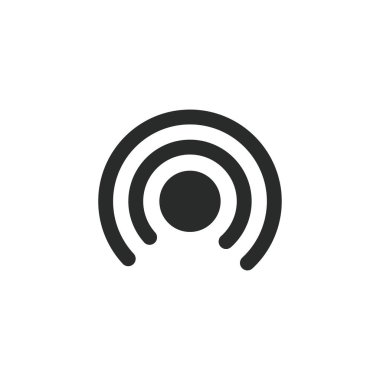 Sıcak nokta ikon vektör tasarımı illüstrasyonu