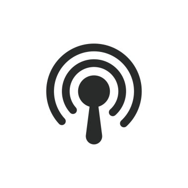 Sıcak nokta ikon vektör tasarımı illüstrasyonu