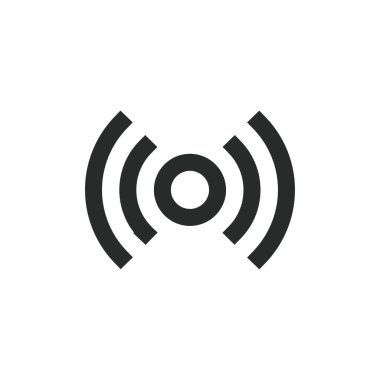 Sıcak nokta ikon vektör tasarımı illüstrasyonu