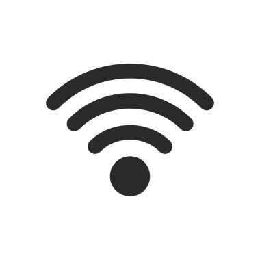 wifi sinyal vektör tasarım illüstrasyonu