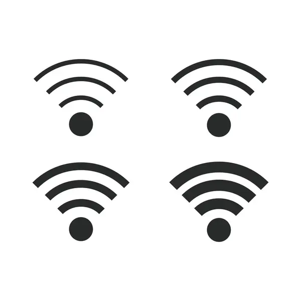 wifi sinyal vektör tasarım illüstrasyonu