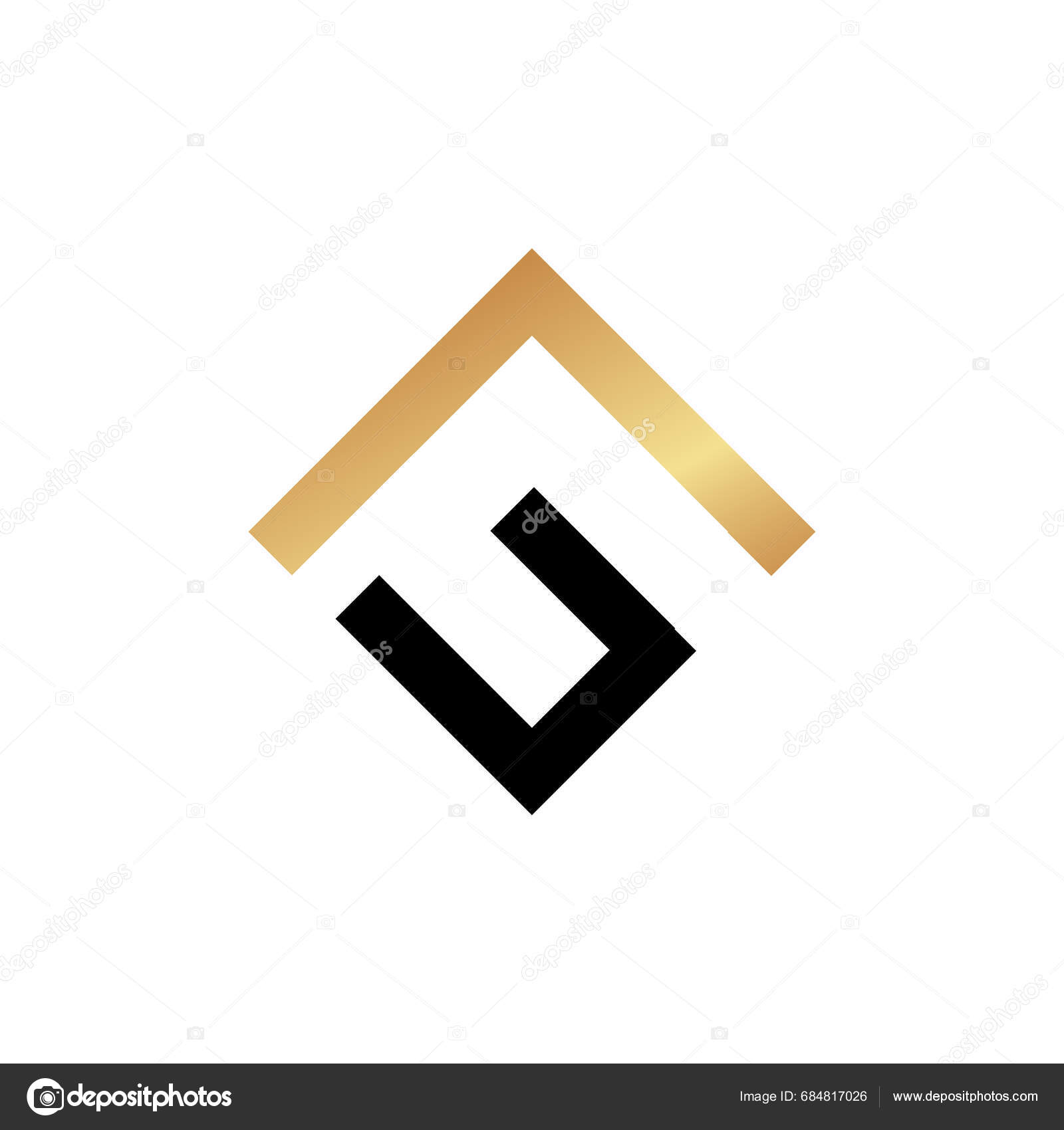 Monogram Logo Vector Design Stock Vector by ©hoop.pik13@gmail.com 684817026