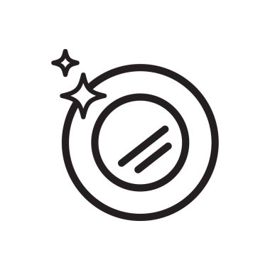 Bulaşık ikonu vektörü. Bulaşık makinesi tabelası. Temizlik sembolü.