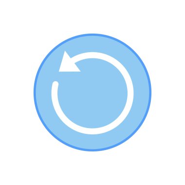 Simge vektör tasarımı çizimini tekrar oynat