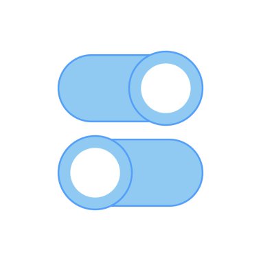 Simge vektör tasarımı resimlemesini aç / kapat