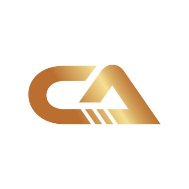 CA monogram logo vektör tasarımı