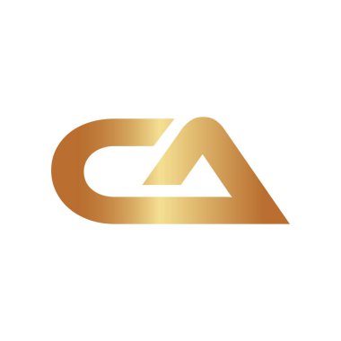 CA monogram logo vektör tasarımı