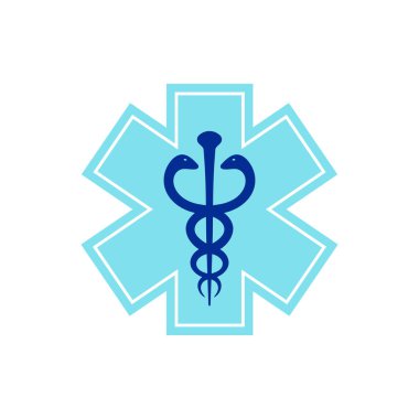 eczane sembolü vektör tasarımı illüstrasyonu