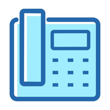 Telefon iletişimi simgesi vektör tasarımı illüstrasyonu