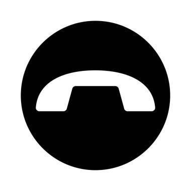 Telefon simgesi vektör tasarımı çizimi