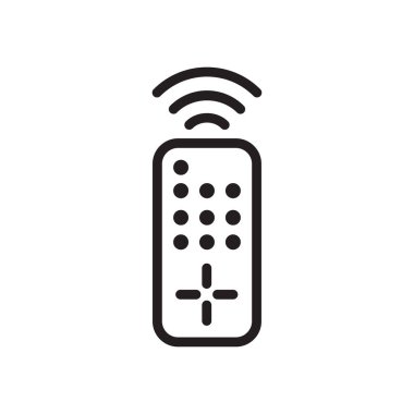 Uzaktan denetim simgesi vektör tasarımı illüstrasyonu