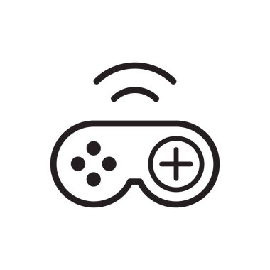 Oyun denetleyici simgesi vektör tasarım çizimi