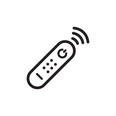 Uzaktan denetim simgesi vektör tasarımı illüstrasyonu