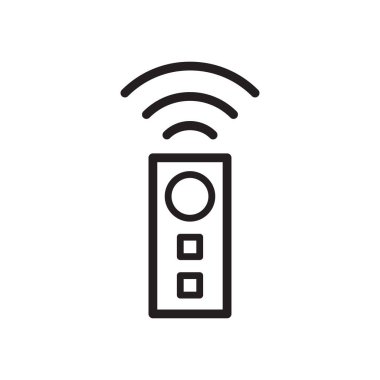 Uzaktan denetim simgesi vektör tasarımı illüstrasyonu