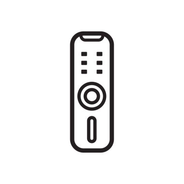 Uzaktan denetim simgesi vektör tasarımı illüstrasyonu