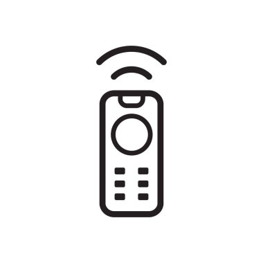 Uzaktan denetim simgesi vektör tasarımı illüstrasyonu