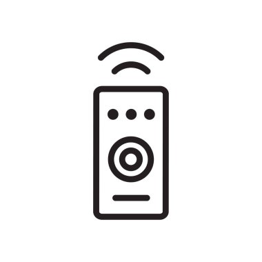 Uzaktan denetim simgesi vektör tasarımı illüstrasyonu