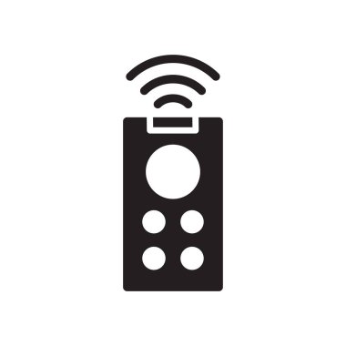 Uzaktan denetim simgesi vektör tasarımı illüstrasyonu