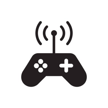 Oyun denetleyici simgesi vektör tasarım çizimi