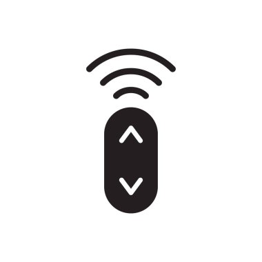 Uzaktan denetim simgesi vektör tasarımı illüstrasyonu