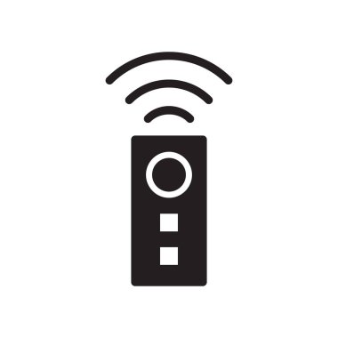 Uzaktan denetim simgesi vektör tasarımı illüstrasyonu