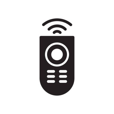 Uzaktan denetim simgesi vektör tasarımı illüstrasyonu